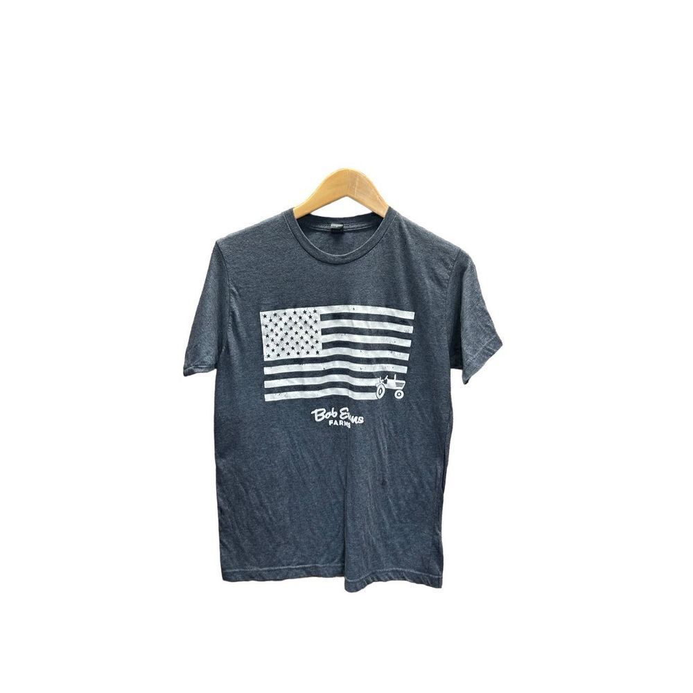 Bob Evans Farms American Flag Tractor tultex Size Medium (M)